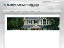 Tablet Screenshot of hudginsgroover.com